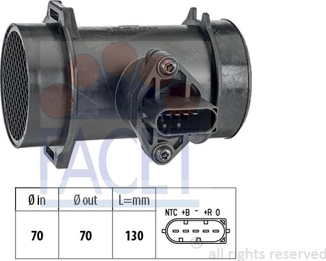 FACET 10.1442 - Витратомір повітря autodetail.com.ua