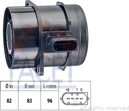 FACET 10.1359 - Витратомір повітря autodetail.com.ua