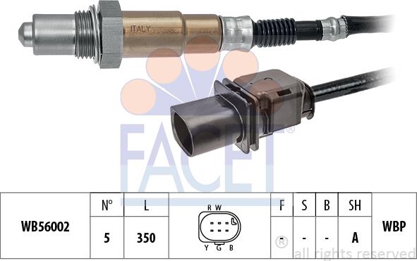 FACET 108464 - Кисневий датчик autodetail.com.ua