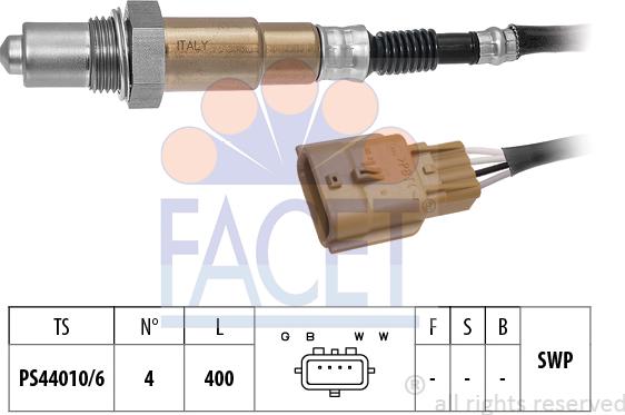 FACET 10.8558 - Кисневий датчик autodetail.com.ua