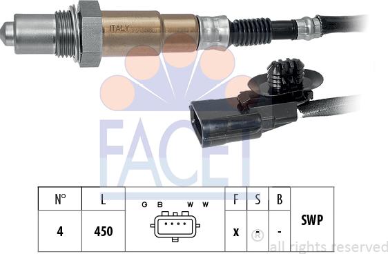FACET 10.8095 - Кисневий датчик autodetail.com.ua