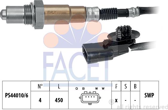 FACET 10.8169 - Кисневий датчик autodetail.com.ua