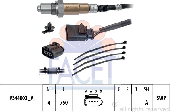 FACET 10.8204 - Кисневий датчик autodetail.com.ua
