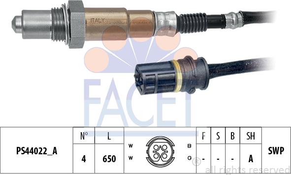 FACET 10.8287 - Кисневий датчик autodetail.com.ua