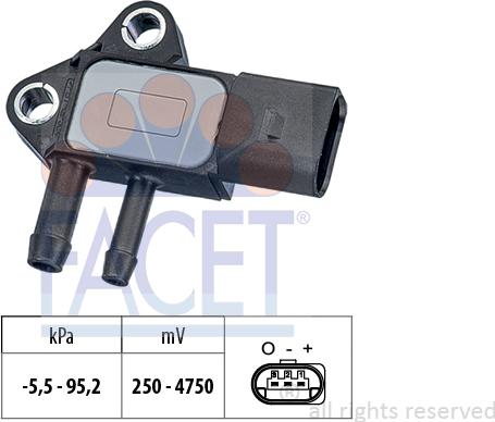 FACET 10.3297 - Датчик, тиск ВГ autodetail.com.ua