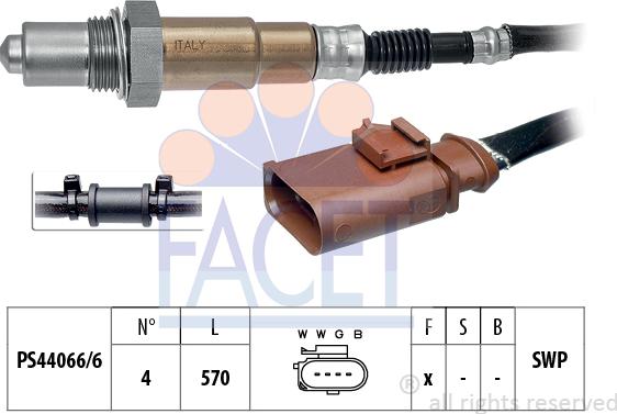 FACET 10.7966 - Кисневий датчик autodetail.com.ua