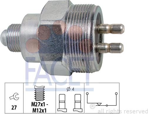 FACET 7.6324 - Перемикач, ліхтар заднього ходу autodetail.com.ua