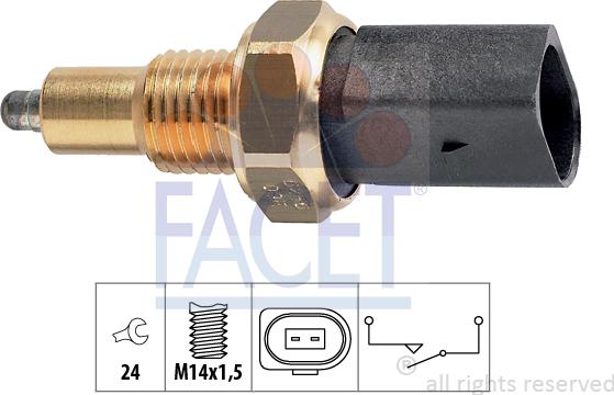 FACET 7.6256 - Перемикач, ліхтар заднього ходу autodetail.com.ua