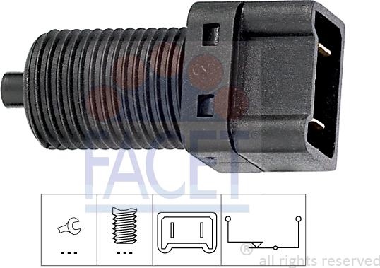 FACET 7.1075 - Перемикач стоп-сигналу autodetail.com.ua