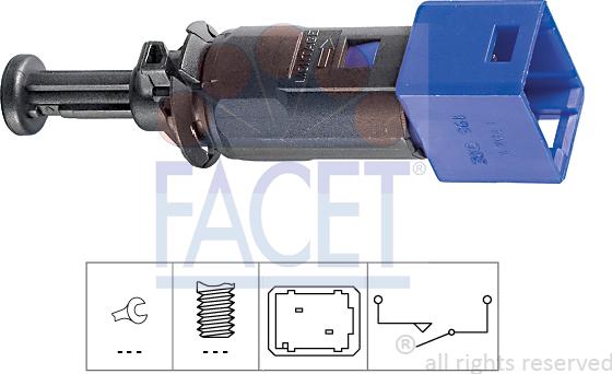 FACET 7.1195 - Перемикач стоп-сигналу autodetail.com.ua