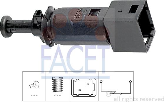 FACET 7.1148 - Перемикач стоп-сигналу autodetail.com.ua