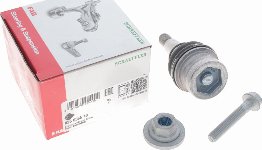 FAG 825 0365 10 - Нижній/верхній кульовий шарнір autodetail.com.ua