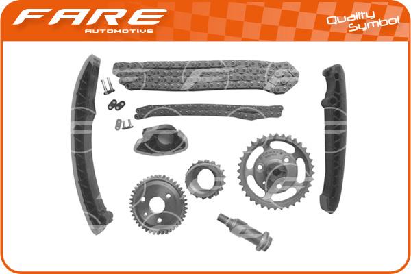 FARE SA 15017 - Комплект ланцюгів привода autodetail.com.ua