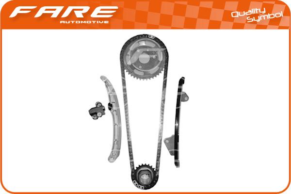 FARE SA 13855 - Комплект ланцюгів привода autodetail.com.ua