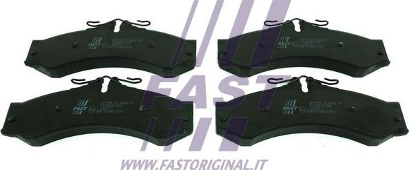 Fast FT29015 - Комплект гальмівних накладок, дискове гальмо autodetail.com.ua