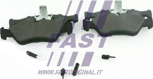 Fast FT29018 - Комплект гальмівних накладок, дискове гальмо autodetail.com.ua