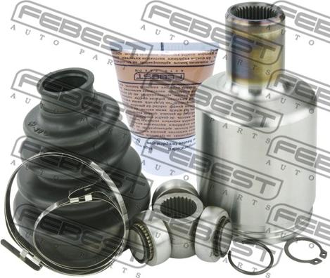 Febest 1611-221FLH - Комплект шарнірів, приводний вал autodetail.com.ua