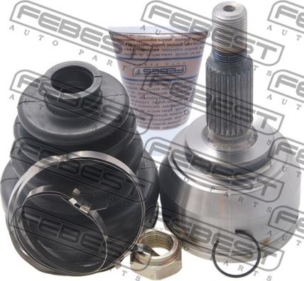 Febest 2410-DUST - Комплект шарнірів, приводний вал autodetail.com.ua