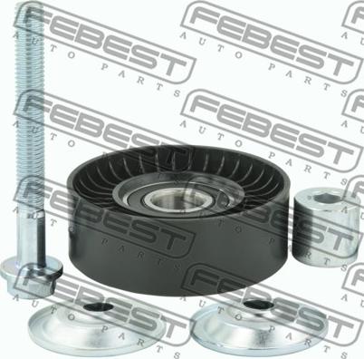 Febest 2388-CFNA - Відвідний/напрямний ролик, поліклиновий ремінь autodetail.com.ua