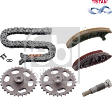 Febi Bilstein 49571 - Комплект ланцюгів привода autodetail.com.ua