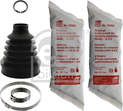 Febi Bilstein 49892 - Гофрований кожух, приводний вал autodetail.com.ua