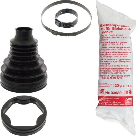 Febi Bilstein 100401 - Гофрований кожух, приводний вал autodetail.com.ua