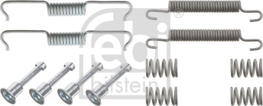 Febi Bilstein 29225 - Комплект приладдя, гальмівна колодка autodetail.com.ua