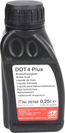 Febi Bilstein 26748 - Гальмівна рідина autodetail.com.ua