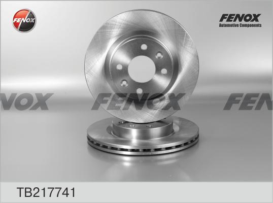 Fenox TB217741 - Гальмівний диск autodetail.com.ua