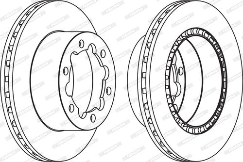 AUTOTECHTEILE 100 4360 - Гальмівний диск autodetail.com.ua