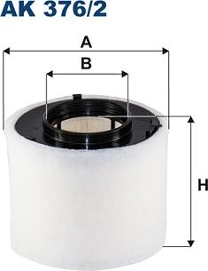Filtron AK 376/2 - Повітряний фільтр autodetail.com.ua