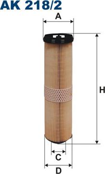 Filtron AK218/2 - Повітряний фільтр autodetail.com.ua