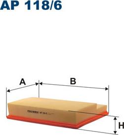 Filtron AP118/6 - Повітряний фільтр autodetail.com.ua