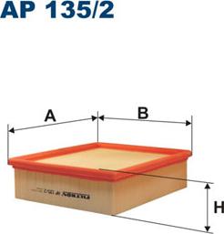 Filtron AP135/2 - Повітряний фільтр autodetail.com.ua