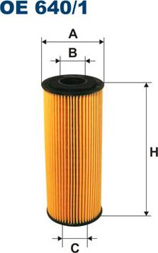 Filtron OE640/1 - Оливний фільтр autodetail.com.ua