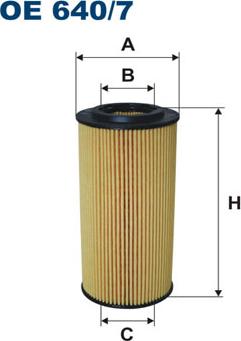 Filtron OE640/7 - Оливний фільтр autodetail.com.ua