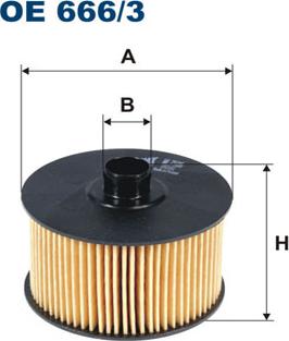Filtron OE666/3 - Оливний фільтр autodetail.com.ua