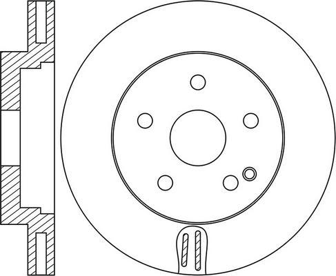BOSCH 986479332 - Гальмівний диск autodetail.com.ua