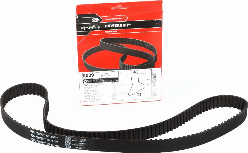 Gates 5039 - Зубчастий ремінь autodetail.com.ua