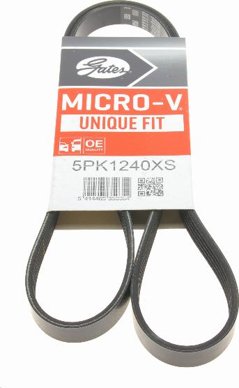 Gates 5PK1240XS - Поліклиновий ремінь autodetail.com.ua