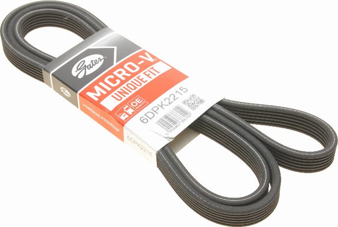 Gates 6DPK2215 - Поліклиновий ремінь autodetail.com.ua