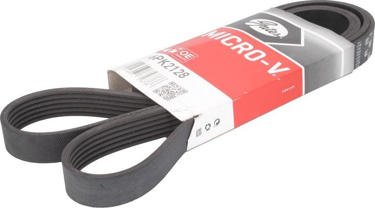 Gates 6PK2128 - Поліклиновий ремінь autodetail.com.ua