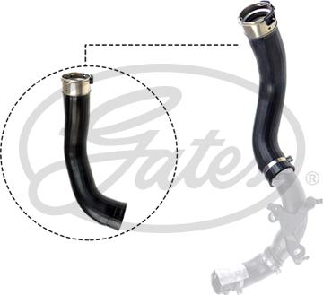 Gates 09-0539 - Шланг подачі наддувального повітря autodetail.com.ua
