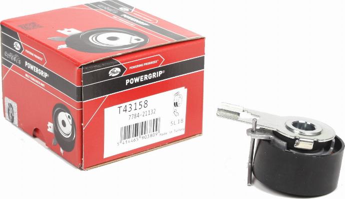 Gates T43158 - Натяжний ролик, зубчастий ремінь autodetail.com.ua
