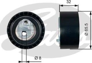 Gates T43035 - Натяжний ролик, зубчастий ремінь autodetail.com.ua