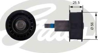 Gates T42048 - Відвідний/напрямний ролик, зубчастий ремінь autodetail.com.ua