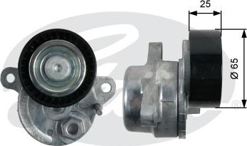 Gates T39212 - Відвідний/напрямний ролик, поліклиновий ремінь autodetail.com.ua