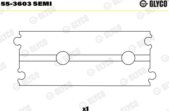Glyco 55-3603 SEMI - Втулка підшипника, шатун autodetail.com.ua
