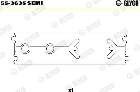 Glyco 55-3635 SEMI - Втулка підшипника, шатун autodetail.com.ua