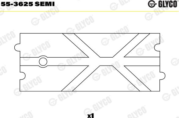 Glyco 55-3625 SEMI - Втулка підшипника, шатун autodetail.com.ua